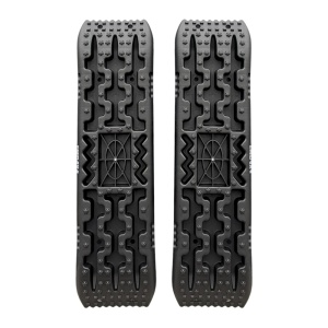 Set rampe de tracțiune negre 108 x 32 cm, cu bază pentru Hi-Lift integrat, cu husă neagră, EMD4x4 - Img 2