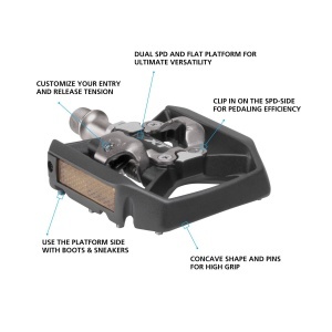 Shimano - pedale MTB clipless - Deore XT PD-T8000 SM-SH56 - Img 2