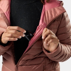 Smartwool - geaca - Winterloft Hooded Jacket W - Mocha - M - Img 3
