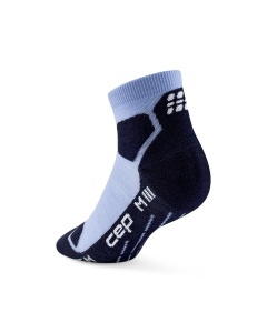 Șosete compresie hiking CEP Hiking Light Cushion Low Cut W - albastru deschis | bleumarin - Img 2