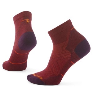 Șosete Merino alergare Smartwool Run - Ankle | Zero Cushion - Tibetan Red