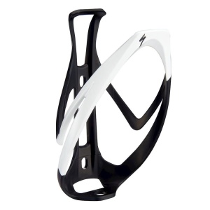 Specialized suport bidon apa bicicleta Rib Cage II - negru mat alb - Img 2
