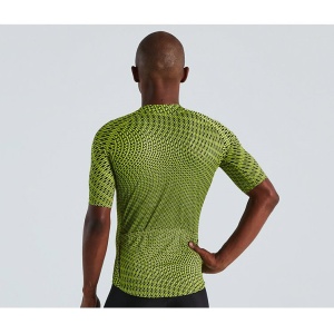 Specialized - tricou ciclism maneca scurta pentru barbati SL Bicycledelics Jersey - hyper verde negru - Img 3