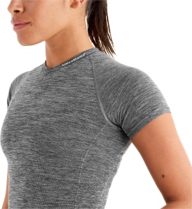 Specialized - tricou ciclism maneca scurta pentru femei Seamless Base Layer SS - gri melanj - Img 4
