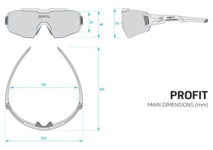 Spiuk - ochelari soare sport Profit, 2 lentile de schimb transparent si verde oglinda - rama galben fluo - Img 3