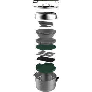 Stanley - set gatit - Adventure Full Kitchen Base Camp - Stainless Steel - 3.5 L - Img 4