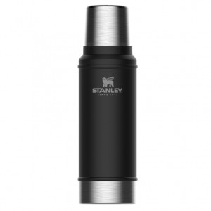Stanley - termos clasic cu maner The Legendary Classic Bottle -negru mat piatra - 750 ml