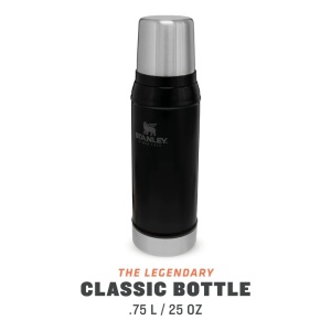 Stanley - termos clasic cu maner The Legendary Classic Bottle -negru mat piatra - 750 ml - Img 3