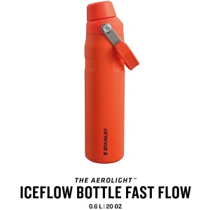 Stanley -termos tip sticla Aerolight Iceflow Fast Flow Lid bottle - portocaliu crin tiger lily - 591 ml - Img 3