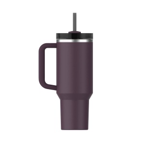 Stanley - termos tip sticla cu pai - Quencher H2.0 Tumbler - Plum - 1.18L - Img 3