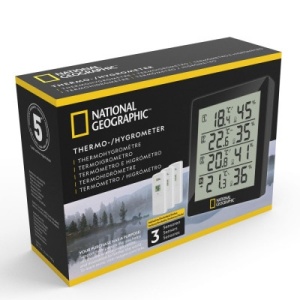 Statie meteo National Geographic 9070200, termometru, higrometru, alarma - Img 6
