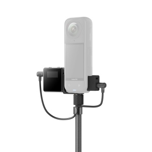 Suport cold shoe invizibil Insta360 X5/X4 Air pentru microfoane RØDE - Img 3