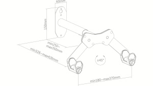 Suport de Perete Bicicleta CONTEC Smart Hold - Black - Img 5