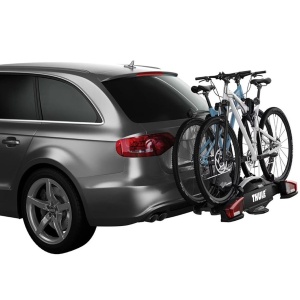 Suport pentru 2 biciclete, Thule VeloCompact 924003, cu prindere pe carligul de remorcare, 13 pini - Img 3