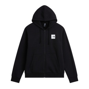 The North Face - hanorac - Box Half Dome Regular Full Zip Hoodie - Black - L
