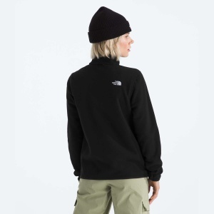 The North Face - polar femei - Glacier Fleece Jacket - Black - XS - Img 6