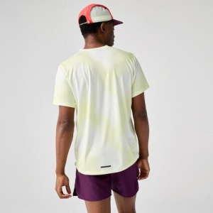Tricou alergare Brooks Dash Short Sleeve Printed bărbați - galben - Img 2