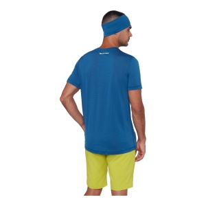 Tricou Barbati Mammut Tree Wool FL Albastru - Img 3