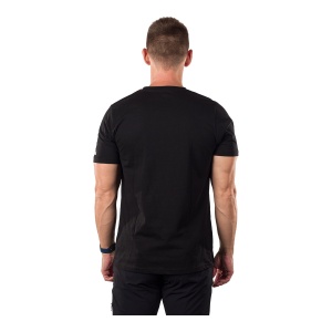 Tricou Barbati Northfinder Hiking From Organic Cotton Bartolom Black - Img 4