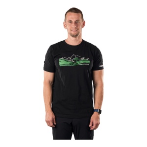 Tricou Barbati Northfinder Organic Cotton Regular Fit Barto Black