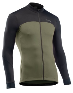 Tricou ciclism Northwave Force 2 lung L negru/verde