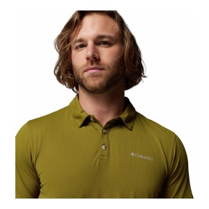 Tricou Polo Barbati Columbia Tech Trail™ Utility Green - Img 3
