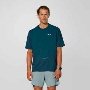 Tricou tehnic barbati Salewa Pedroc Dry Ton Hybrid - Img 3