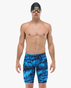 TYR - costum inot barbati tip jammer - Durafast Lite Jammer Seismo - Blue - 28 (S)