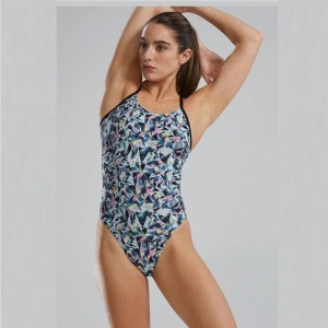 TYR - costum inot intreg pentru femei - PRISMBREAK Durafast Elite Cutoutfit W - black | multi - 26 (XS)
