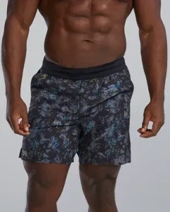 TYR - sort baie - Hydrosphere Unbroken Shorts Unlined 7" - gri | multicolor