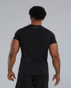TYR - tricou casual - Graphic Tee - negru I lime - Img 2