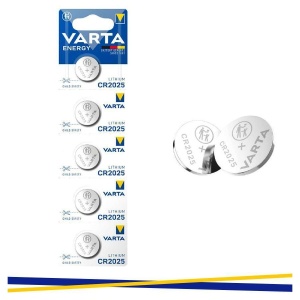 Varta - baterie coin - CR2025 Lithium - 5 buc - Img 2