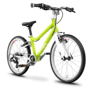 Woom - bicicleta copii 20" Woom 4, varsta recomandata 6-8 ani (115-130cm) - 7,7 kg - galben fluo Lizard Lime - Img 2