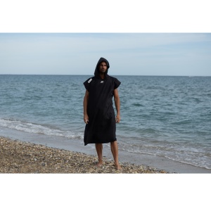 Z3R0D - Prosop tip poncho TRANSITION towel - negru - Img 4
