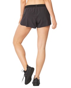 2XU - Pantaloni scurti de alergare pentru femei - Light Speed 3" Short - negru reflectorizant - Img 3