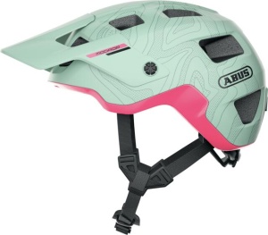 Abus - casca ciclism MTB - MODROP - Iced Mint - Img 1