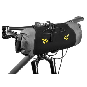 Apidura - geanta bicicleta cu prindere pe ghidon, Backcountry 2.0 Handlebar Pack 7 litri - gri negru galben - Img 2