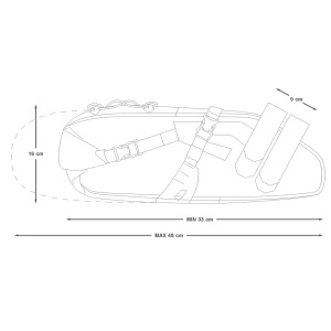 Apidura - geanta bicicleta cu prindere sub sa, Expedition Saddle Pack 14 litri - gri negru galben - Img 11