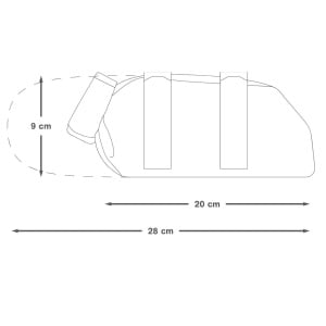 Apidura - geanta bicicleta Expedition Fork Pack 4.5L litri, fara suport prindere - gri negru - Img 20