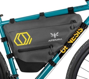Apidura - geanta cadru bicicleta Expedition Full Frame Pack 6 litri - gri negru galben - Img 3