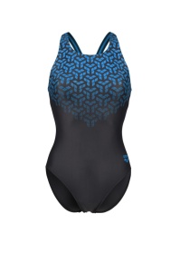 Arena - costum inot femei intreg - Water Touch Pro Back - Black - Img 2