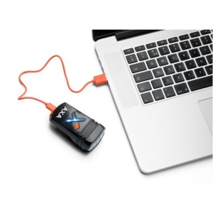 AXA - Lumini bicicleta fata (far fata) Greenline, 30 lux USB, 1 led - negru - Img 4