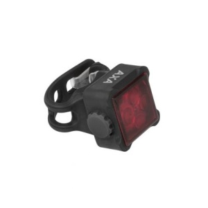 AXA - Set lumini pentru bicicleta (Far + stop) Niteline 44-R/USB, 1 led - negru - Img 3