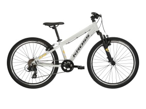 Bicicleta Copii Kross Dust JR 1.0 24 inch gri Shimano Tourney