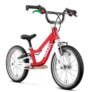 Bicicleta copii Woom 1 Go Plus cu roti 14" rosu Woom Red - Img 2