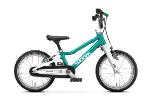 Bicicleta copii Woom 2 cu roti 14" ,metallic turqoise