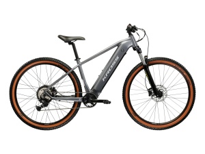 Bicicleta Electrica MTB Kross Hexagon Boost 1.0 29 inch gri Shimano