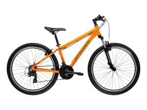 Bicicleta MTB Hardtail Kross Hexagon 1.0 26 inch portocalie Shimano Tourney