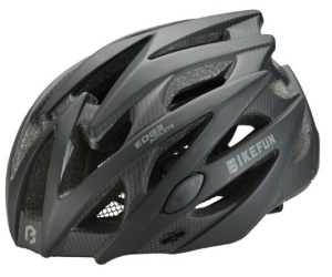 BikeFun Casca ciclism Edge - negru carbon