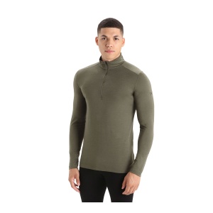 Bluza Barbati Icebreaker 200 Oasis Ls Half Zip Loden